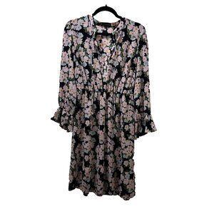 2/$30 J Crew Sheer Tunic Swim Cover Up Dress Womens S Beach Boho Resort Floral